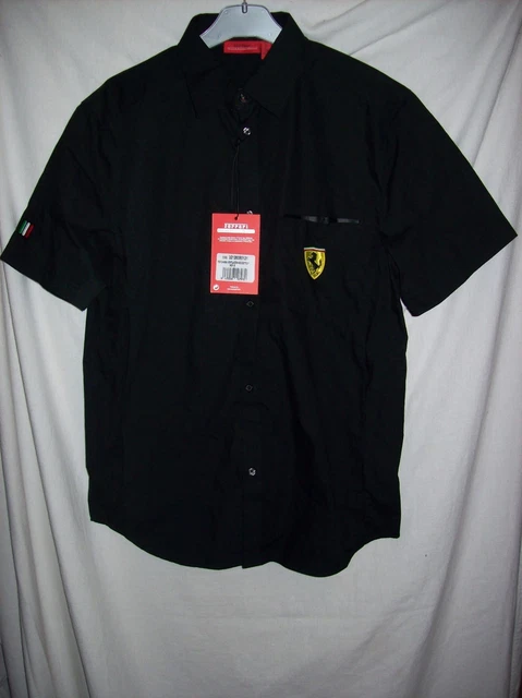 Chemise Homme Scuderia Ferrari Team Miami - Édition Spéciale 2024 - Taille XL - Manches Courtes - Neuf Avec Étiquettes