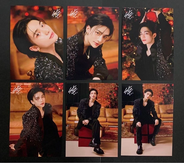 SKZ - Lot De 92 Cartes Photo + 32 Autocollants 'Stay' - Hyunjin, Bangchan, Felix, Lee Know, Han - Format 8,6x5,7 Cm - Collection K-pop Exclusive