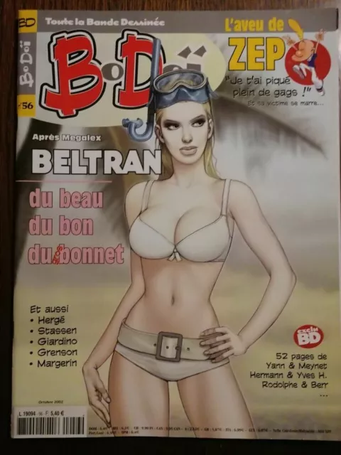 BoDoï N°56 - Beltran  Du beau  du bon  du bonnet / Octobre 2002