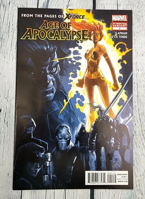 Age Of Apocalypse #1 2nd Print Marvel Comics 2012 Comic Book