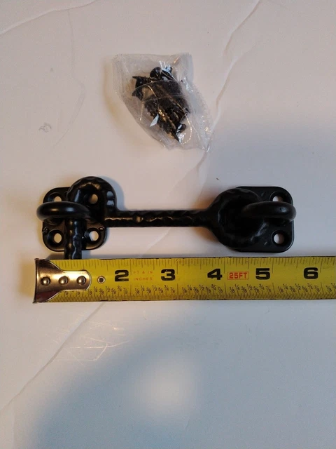 Sliding Barn Door Cast Iron Hook Latch Lock Texture Vintage Country Rustic De... 3