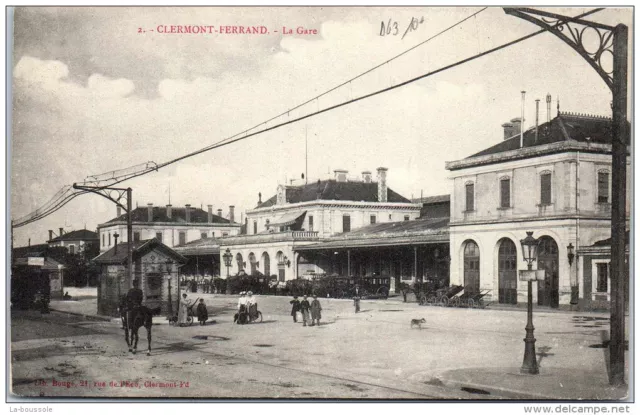 63 CLERMONT FERRAND - la gare.--