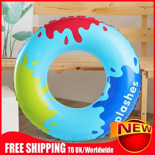 Pool Floats Tube Thicked PVC Water Play Swim Ring Soft Sturdy for Beach Vacation