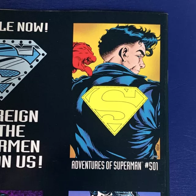 Superman The Man Of Steel #22 (1993) Die-Cut Cover 10