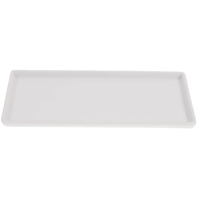 Accesorios de baño bandeja de almacenamiento decorativo bandejas de porcelana gabinete