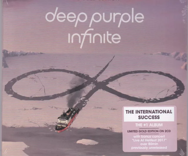 Deep Purple - Doppel CD - Infinite - Limited Gold Edition - 2017 - NEUWARE!