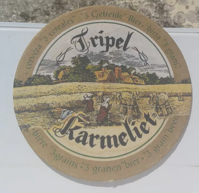 SOUS BOCK - TRIPEL KARMELIET - BIÈRE BELGE - Bière 3 céréales 3 grains  EUR 1,50 - PicClick FR