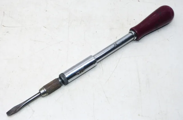 Vintage North Brothers (A Div Of Stanley) Yankee 130A Push Drill w/ Bit INV16891