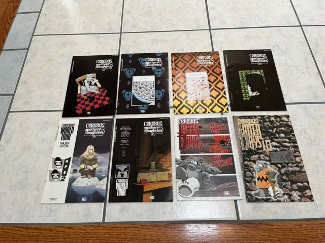 Cerebus The Aardvark #166,182,183,184,193,194,274,275 Aardvark-Vanaheim Comics