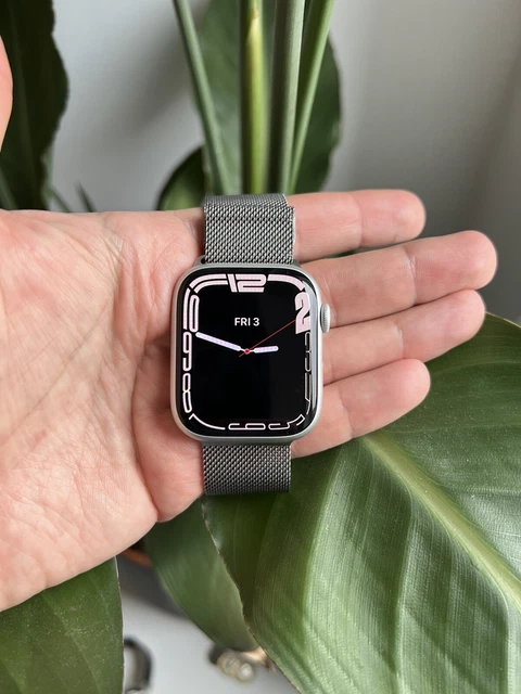 Aluminium apple watch with milanese loop sale