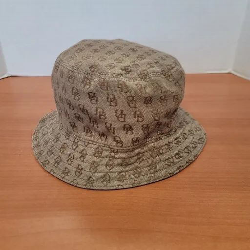 DOONEY & BOURKE Women’s Signature Logo Monogram Bucket Hat Size Medium Brown