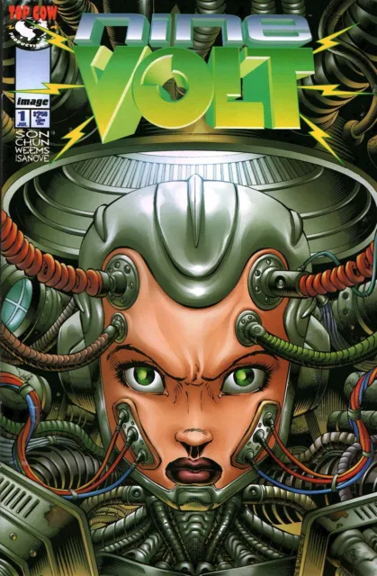 Vintage Top Cow/Image Comics Nine Volt #1 Comic Book 1997 Sci-Fi High Grade