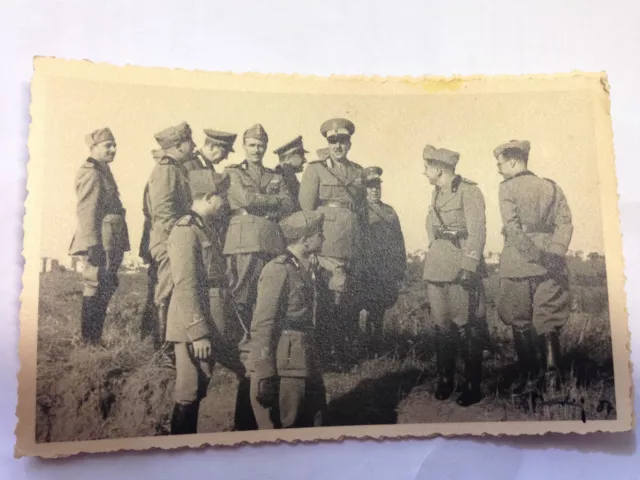 Fotografia Postal Card D'epoca - Militari -Firma Del Fotografo - 1927/31