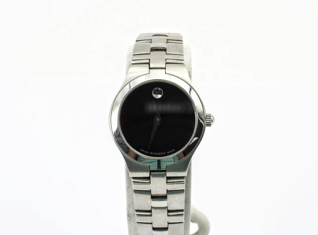 Movado Museum Juro Ladies Model 84 E4 1844 Wrist Watch Wb664-6 2
