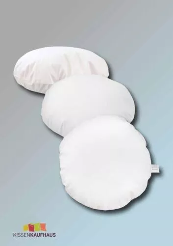 Coussin Rond en Différentes Tailles Et Füllmengen de Siège Mischfedern