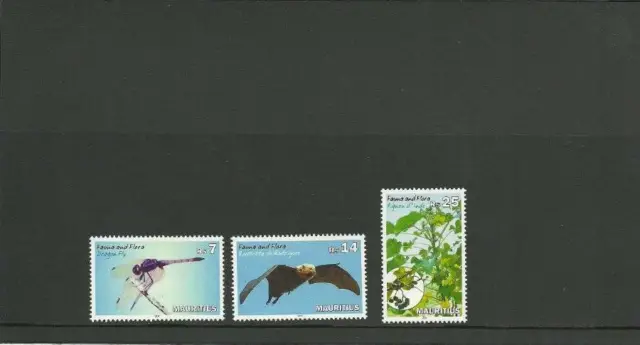 Mauritius Sg1265-1267 Flora & Fauna Mnh