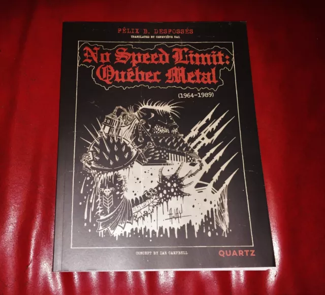 *NO SPEED LIMIT: QUEBEC METAL 1964-1989 English version book Voivod Obliveon*