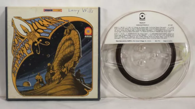 IRON BUTTERFLY / Heavy Reel To Reel Tape 1968 ATCO AT 227 $29.99 - PicClick