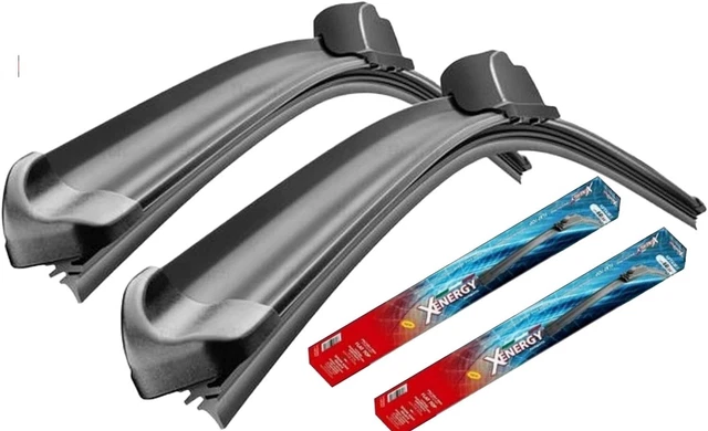 Coppia Spazzole Tergicristallo Compatibili Fiat Tempra (1990-1998) – Gomma Di Alta Qualità Con 9 Attacchi Inclusi - 5