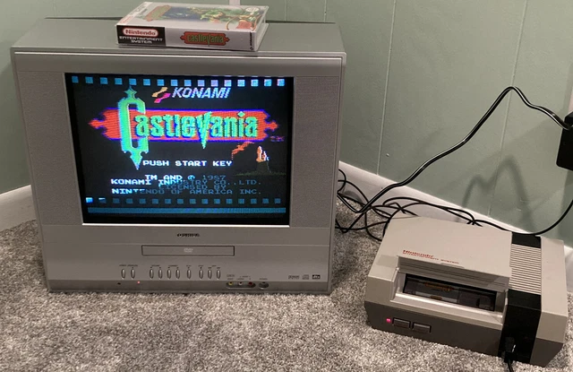 Toshiba MW14F52 14" CRT TV VCR DVD Combo Retro Gaming TV Remote Control Tested