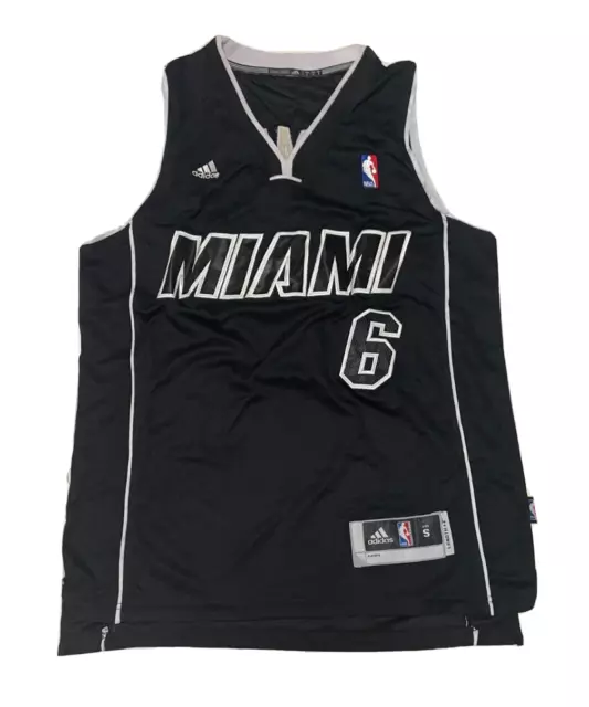 NBA Miami Heat #6 James Basketball Jersey Adidas Size S L