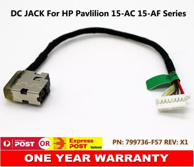 Original DC Power Jack Socket w/ Wire Harness For HP Pavilion 15-AC 250 G4 G5 AU