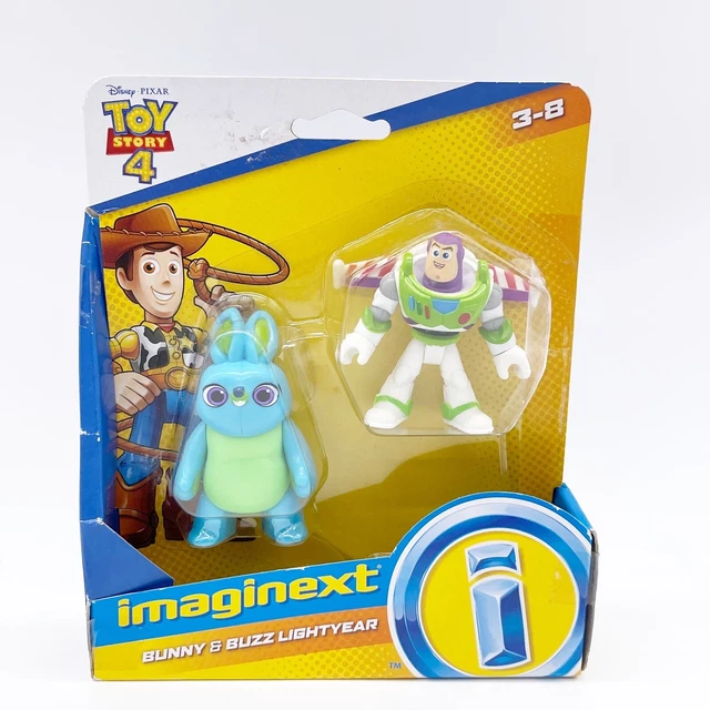 FISHER PRICE DISNEY Pixar Imaginext Toy Story 4 Bunny & Buzz Lightyear