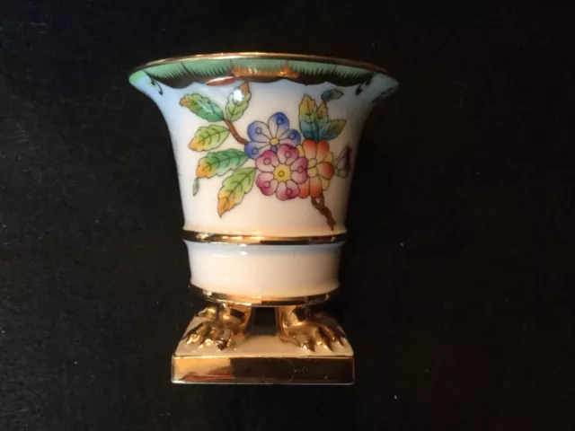 Herend porcelain footed vase