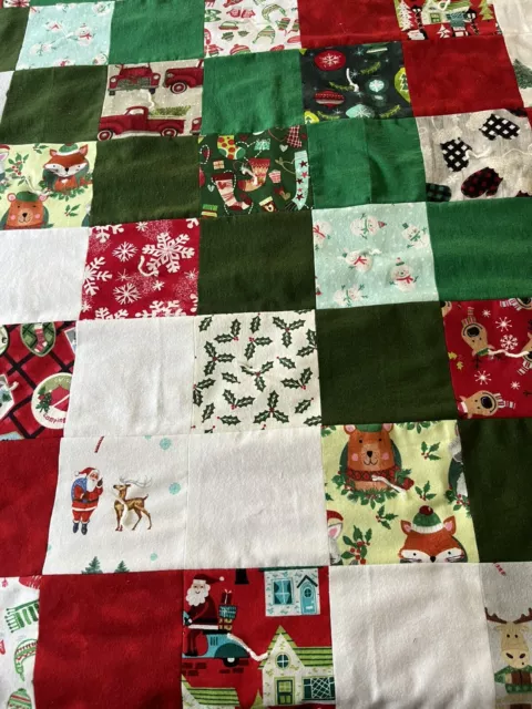 Brand NEW! Handmade Christmas Baby Quilt “35” X 45”