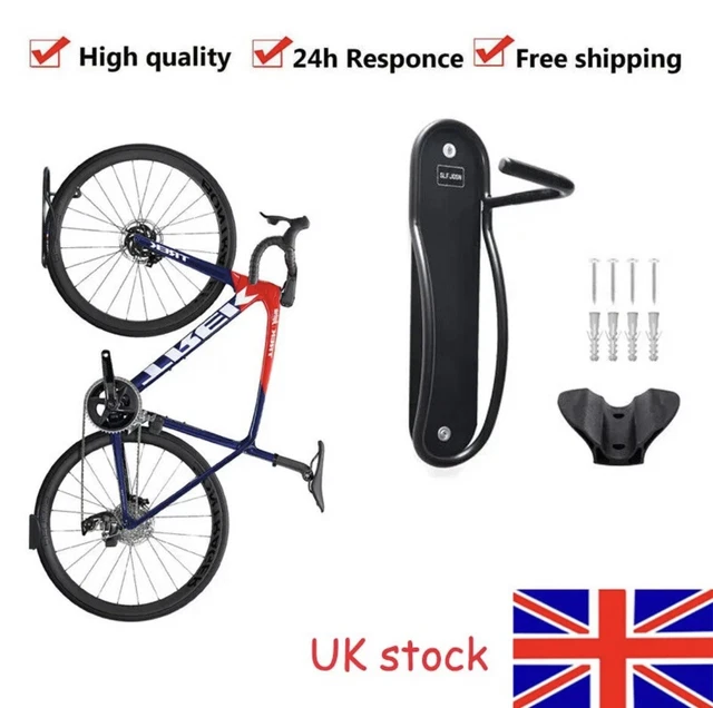Bicycle Wall Mount Holder Vertical Bike Rack Hanger Hook for Garage Home Storage