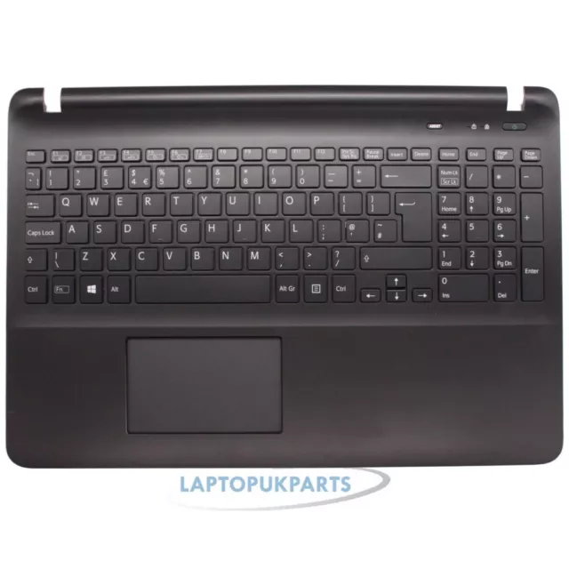 New Replacement For Sony VAIO SVF152C29M Black Palmrest Keyboard Touchpad UK