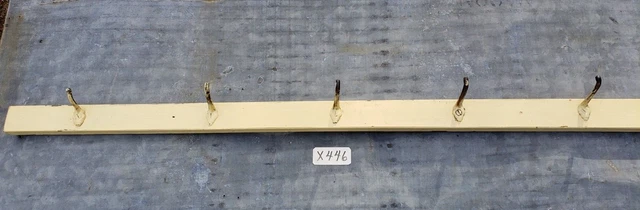 Coat/Hat Wall Rack Original C 1860 Salvaged Rustic Farm House Décor 43" Antique