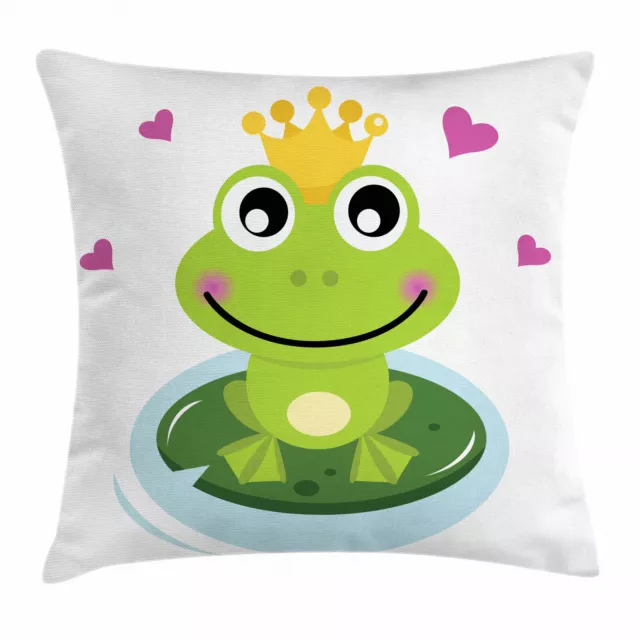 Animal Housse de Coussin Cartoon Frog Prince