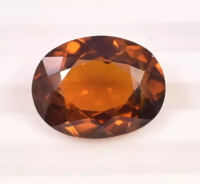 6.10 Ct Natural Dark Orange Hessonite Garnet Certified AAA Loose Gemstone