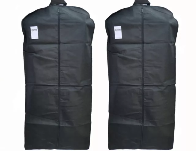 (2 Piece) 48" Travel Garment Bag Bags Suit Jackets Clothes Dresses Tux-Foldable