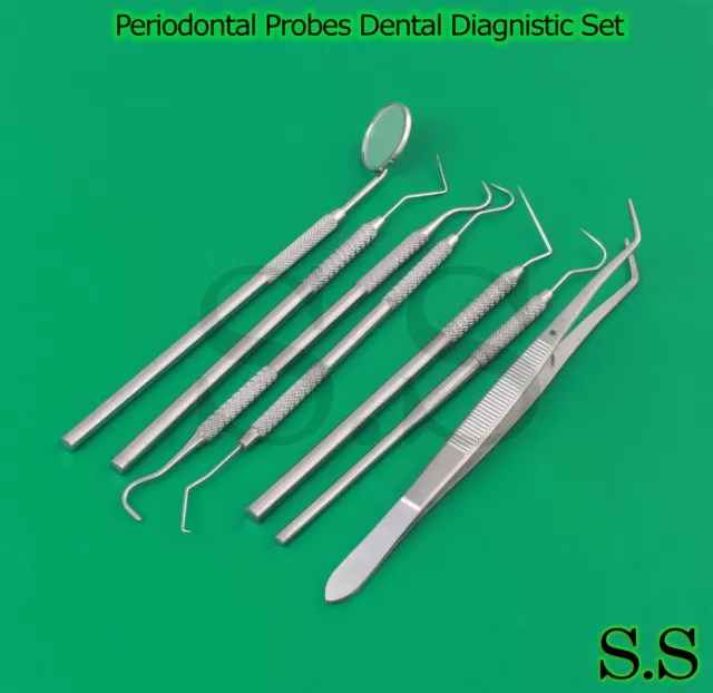 Kit d'examen diagnostique dentaire sondes menstruelles parodontales neuf