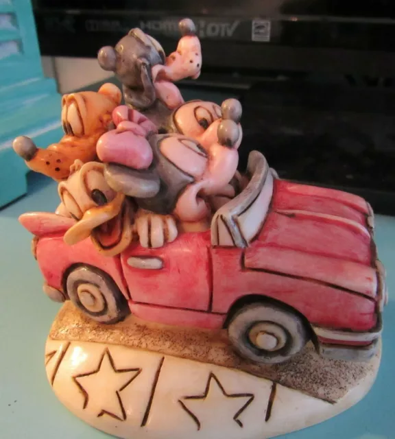 Harmony Kingdom Disney Mickey Mouse Fab 5 in Hollywood Minnie Donald Duck Goofy