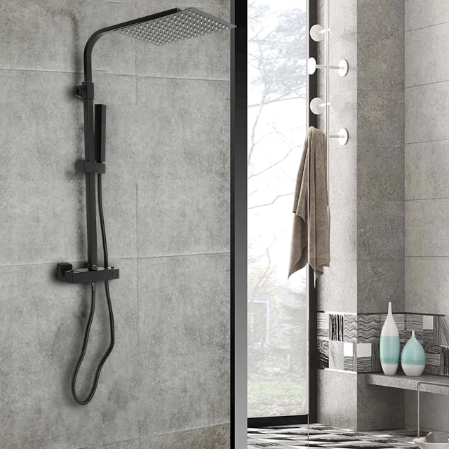 Cabine douche angulaire verre et profil pvc blanc h 200 mod. Lite porte