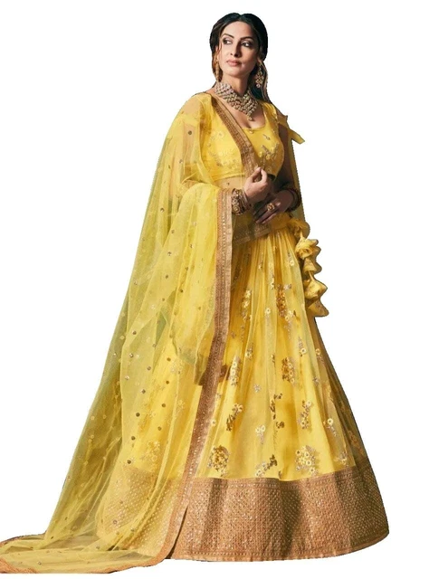 Embroidered Lehenga Designer Wedding Party Wear Traditional Ethnic For Women
