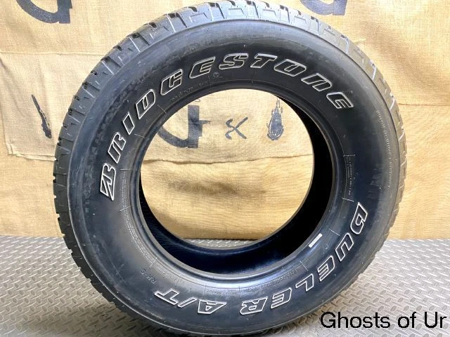 Single Bridgestone Dueler A/T RH-S All Terrain P255/70R18 112S LT Tire 9/32