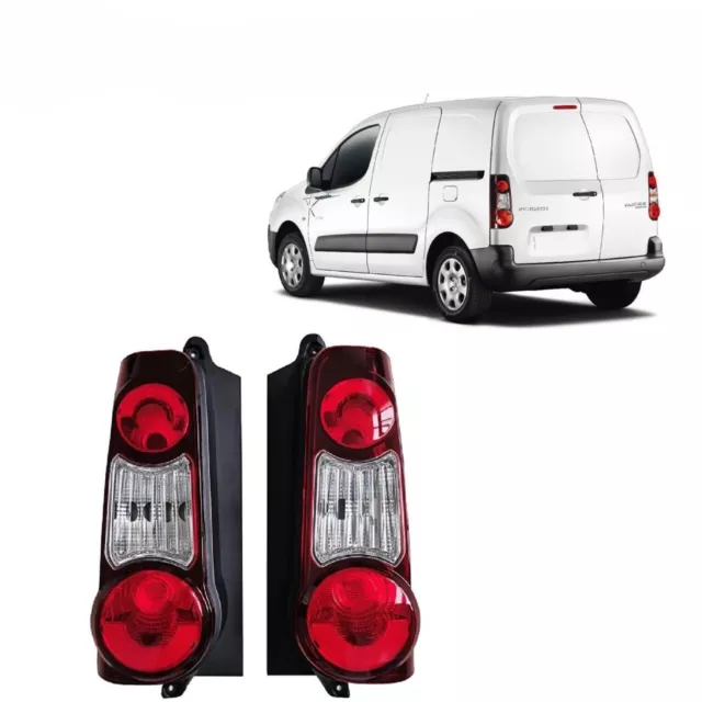 Paire Droit + Gauche Feu Arrière pour Peugeot Partner Citroen Berlingo 2012-19