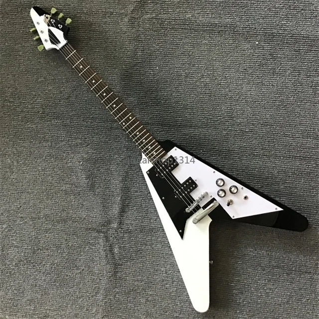 6 STRINGS ELECTRIC Guitar VType Rosewood Fingerboard Mahogany Body