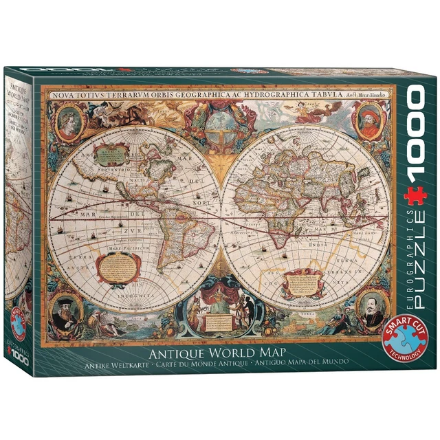 Puzzle Schmidt 6000 Pièces – Carte Du Monde Historique – Neuf – Réf 02766