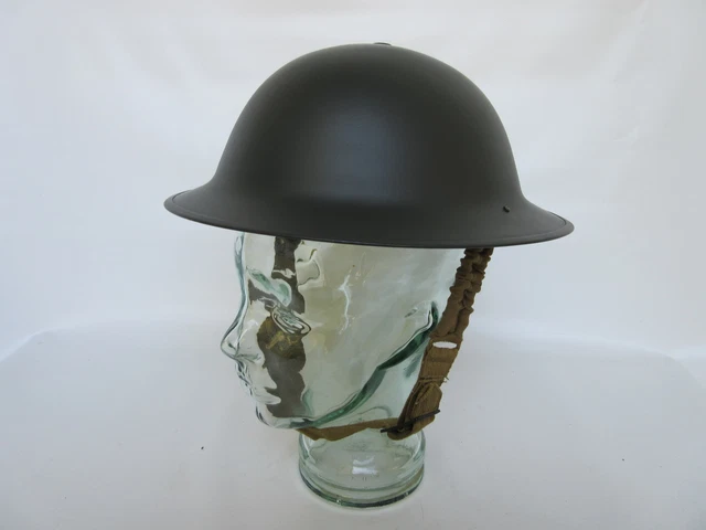Britischer Tellerhelm Brodie Stahlhelm British Army Armee MK2 MKII WW2 WK2 WW2