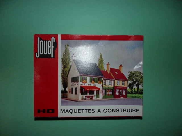Maquette Jouef à Monter – Bloc De 3 Immeubles/commerces, édition 1981, Neuve