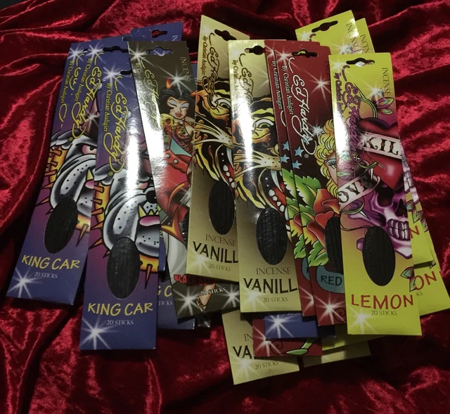 Bnip Authentic Rare Ed Hardy By Christian Audigier 20 Incense Sticks King 👑 Car