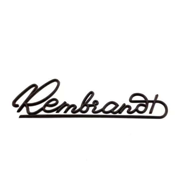 Vintage original Sachsenwerk Rembrandt logo lettering 95x30 mm
