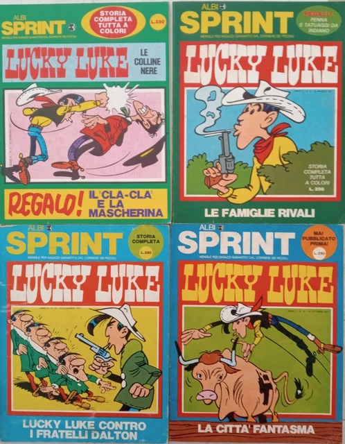 ALBI SPRINT SERIE LUCKY LUKE (1970-1971) ed. FRATELLI CRESPI EUR 17,22 ...