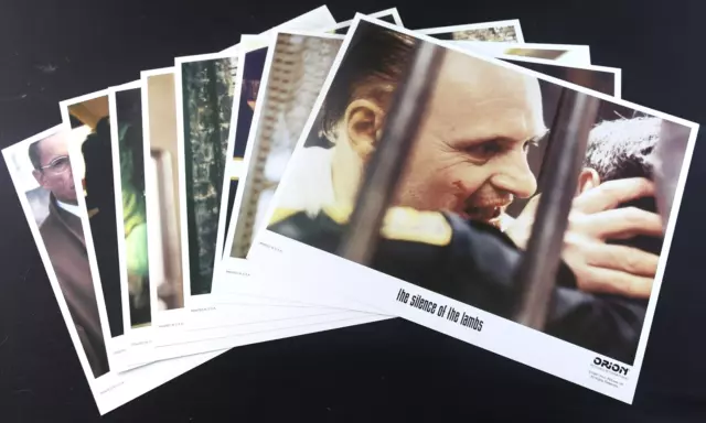 Silence of the Lambs-1991 Set of 8 Original 11”x14” Lobby Cards. Demme, Hopkins