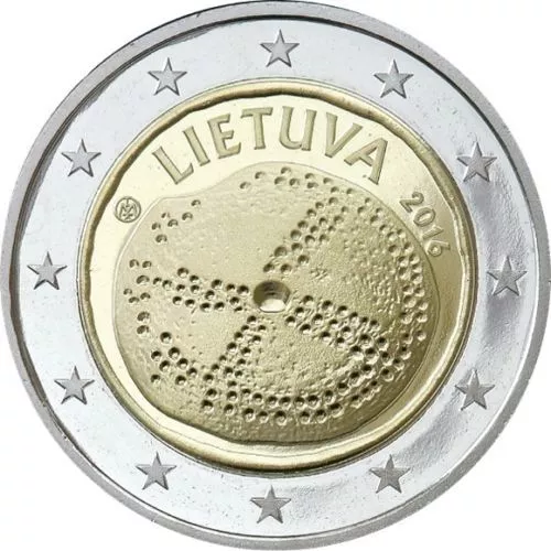 2 Euro Commemorativa Lituania 2016 - Cultura Baltica - Fdc Unc -